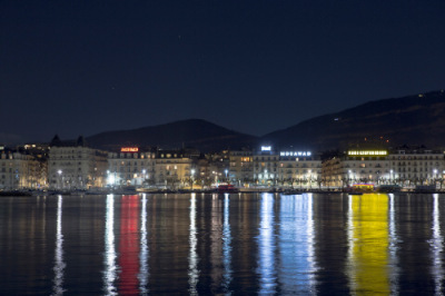 Leuchtreklamen Genf